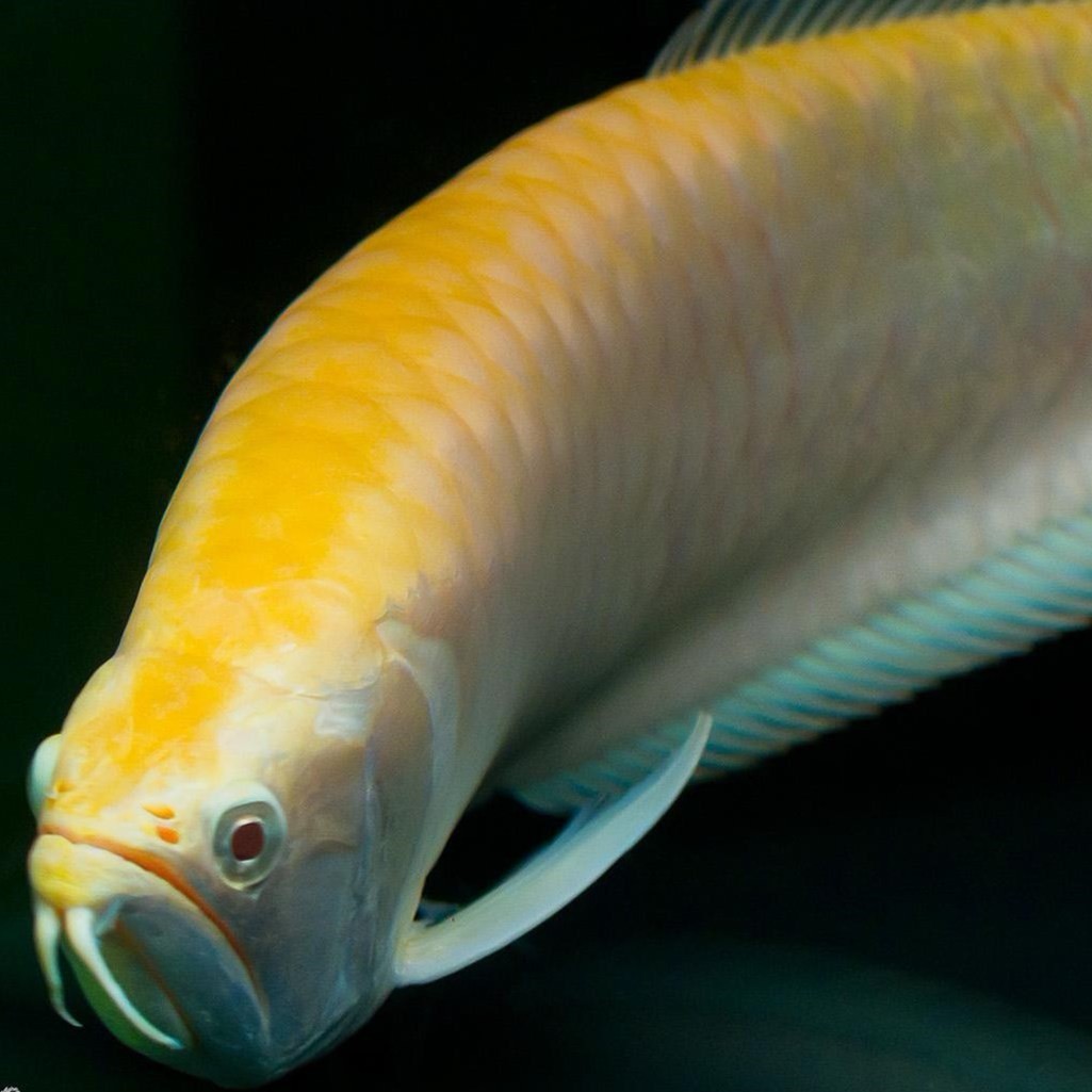 Bhutan Red eye white seed yellow silver Arowana